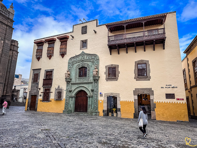 besöka museet Casa de Colon i Las Palmas på Gran Canaria