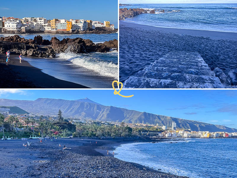 De vackraste stränderna i Puerto de la Cruz, Teneriffa