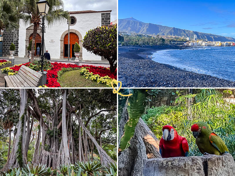 Sevärdheter i Puerto de la Cruz, Teneriffa