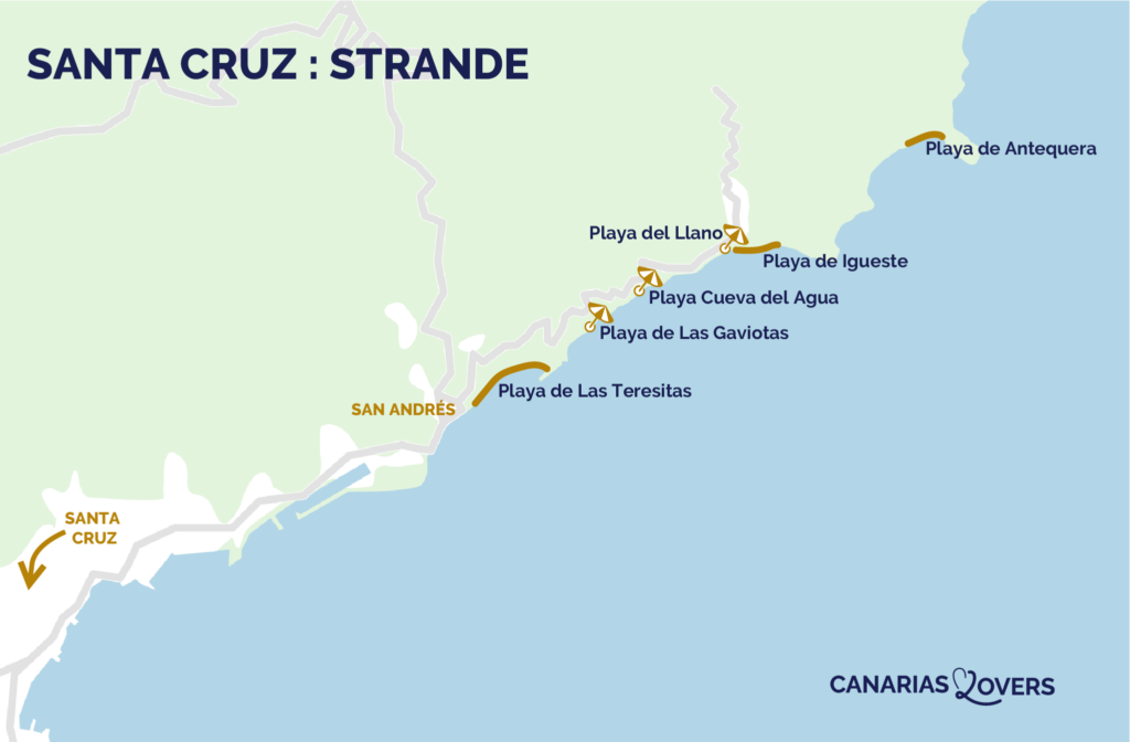 kort smukkeste strande santa cruz bedste