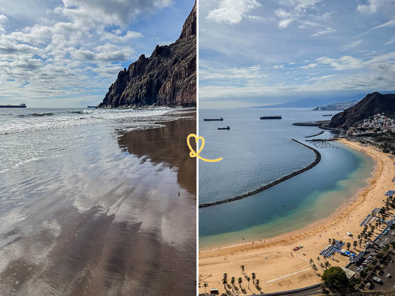 schönste strände santa cruz teneriffa am besten