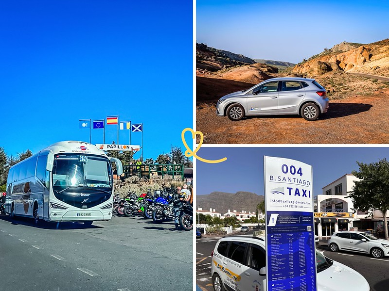 como se deslocar em Tenerife transportes