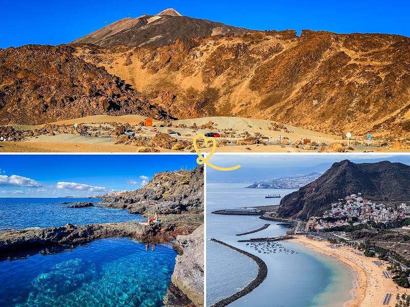 Tenerife's Dual Charms: Volcanic Peaks and Pristine Beaches - Exploring the Contrasts