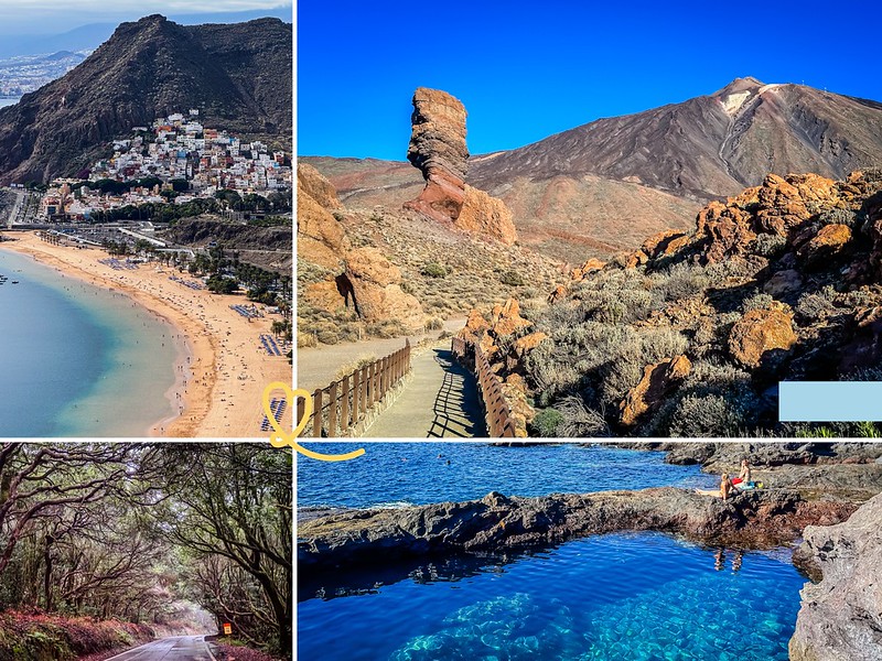 Landskap Teneriffa foton