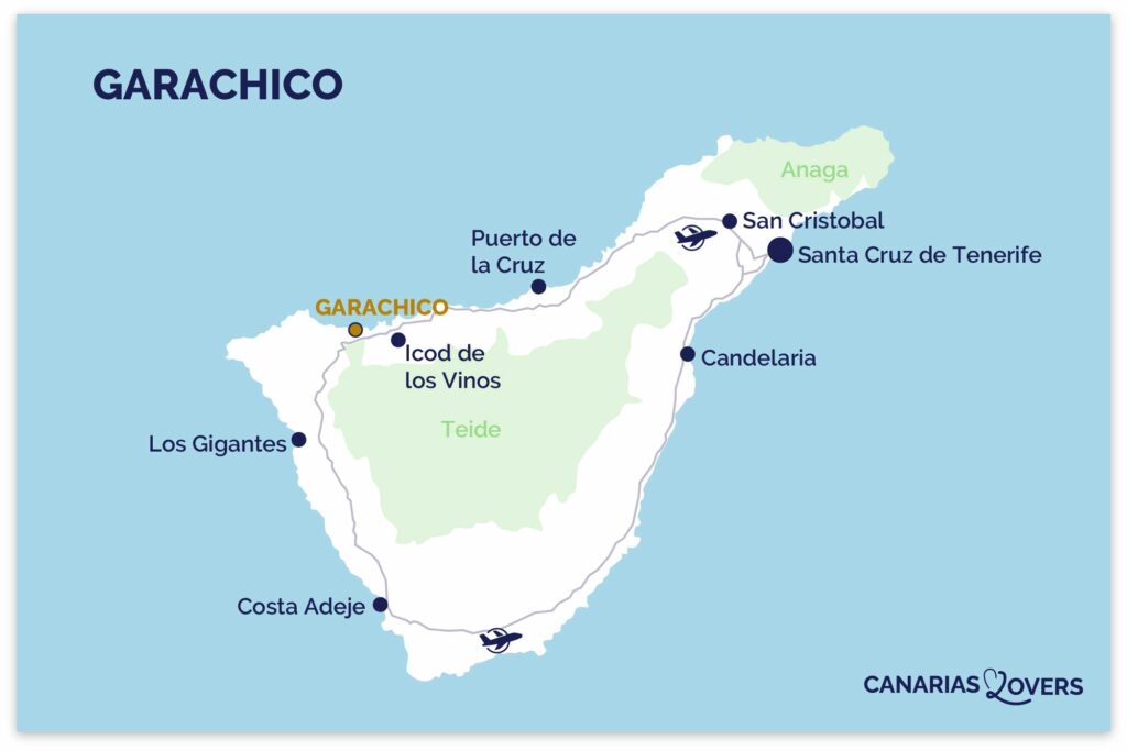 Carte Garachico Tenerife