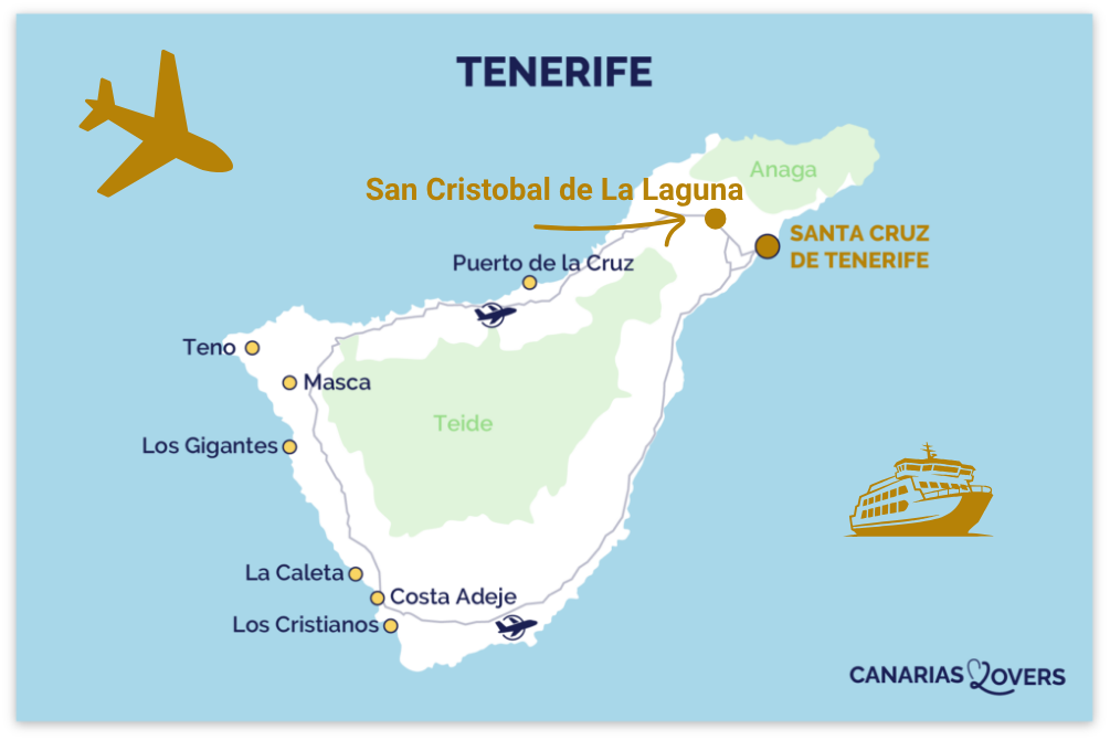 sadan kommer til La Laguna Tenerife